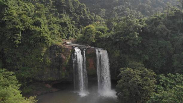 istock Waterfall at geopark ciletuh 1285063529