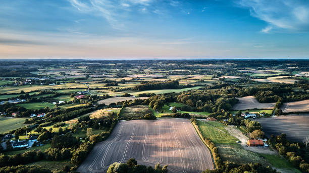 istock Typical Danish small field agricultural landscape 1285068401