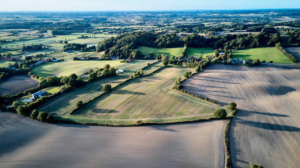 istock Typical Danish small field agricultural landscape 1285068429