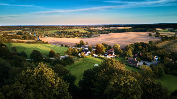 istock Typical Danish small field agricultural landscape 1285068575