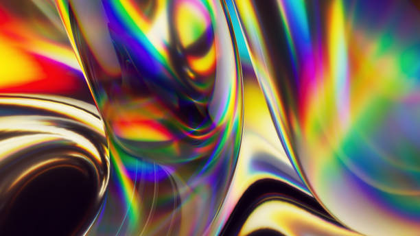 istock Abstract background, iridescent colors of the rainbow 1285069058