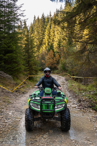 istock Quad biking in the mountains 1285070117
