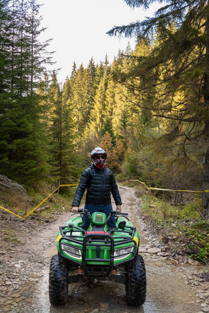 istock Quad biking in the mountains 1285070178