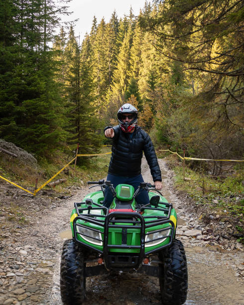 istock A man on a quad bike 1285071439