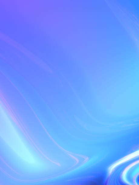 istock Bright liquid abstract background with wavy streaks, tints and glow. 3D illustration, 3D rendering. 1285072681