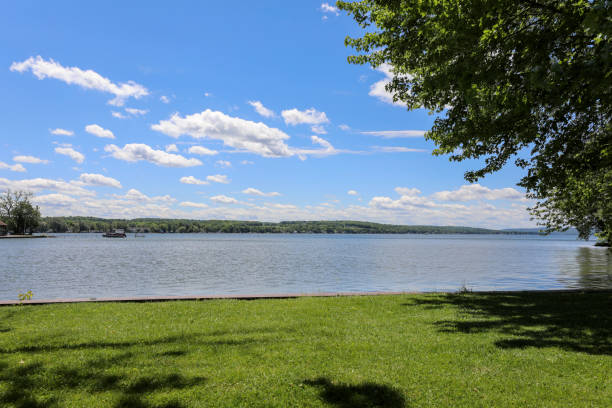 istock Conesus Lake on a sunlit summer morning 1285079217