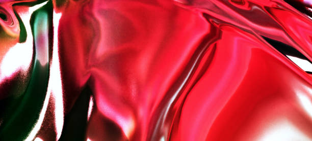 istock Beautiful bright red, juicy liquid abstract background with metallic reflection and light refraction 1285080048