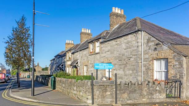 church terrace, clondalkin, dublin, irlandia. - clondalkin zdjęcia i obrazy z banku zdjęć