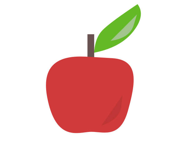 Apple Icon Red Apple Logo Isolated On White Background Illustration For Any  Design Stock Illustration - Download Image Now - iStock