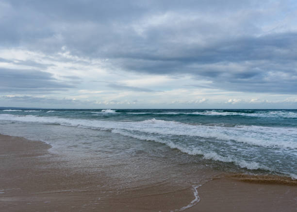 istock Seascape on a stormy day 1285085340