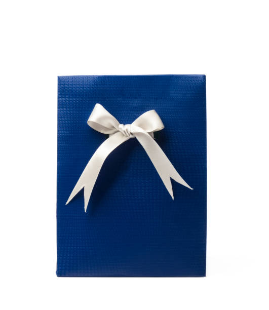 istock Blue gift with a ribbon and bow 1285088603
