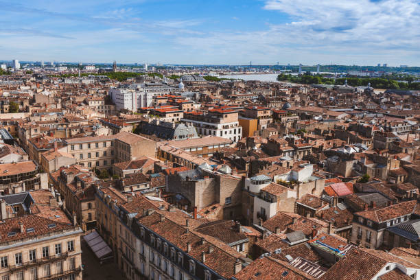istock Aerial panorama of Bordeaux 1285088927