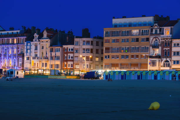 istock Architecture of Dunkirk at night 1285088939