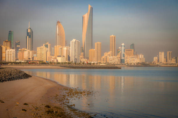 istock Panorama of Kuwait City from the beach 1285089622