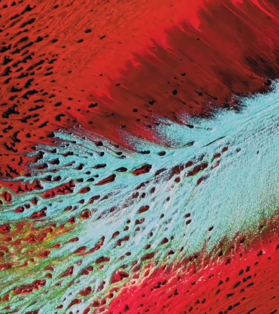 istock Abstraction for printing on canvas or wall in high resolution. Beautiful prints. Highly detailed picture. Abstract illustration with many brush strokes and dots. Backdrop for photography. 1285090144