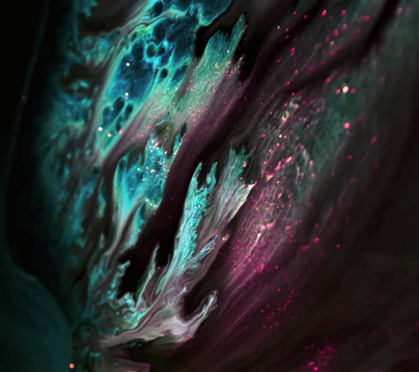 istock Abstraction for printing on canvas or wall in high resolution. Beautiful prints. Highly detailed picture. Abstract illustration with many brush strokes and dots. Backdrop for photography. 1285090178