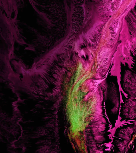 istock Abstraction for printing on canvas or wall in high resolution. Beautiful prints. Highly detailed picture. Abstract illustration with many brush strokes and dots. Backdrop for photography. 1285090435