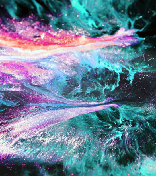 istock Abstraction for printing on canvas or wall in high resolution. Beautiful prints. Highly detailed picture. Abstract illustration with many brush strokes and dots. Backdrop for photography. 1285091099