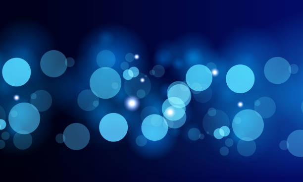 明るい多色のハイキーボケドット背景イラスト - defocused blue illuminated backgrounds点のイラスト素材／クリップアート素材／マンガ素材／アイコン素材