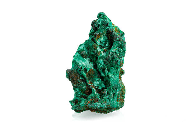 istock macro stone mineral malachite on a white background 1285095319