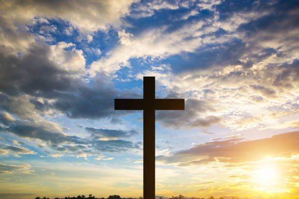 istock The Cross at the sunset background 1285095946