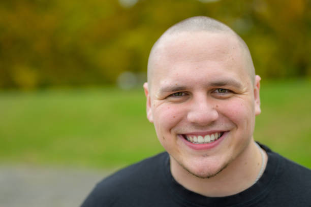 istock Young man with a pleased smile 1285095962