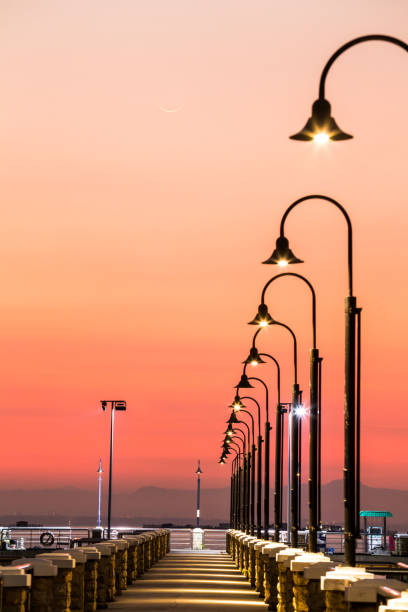 Jerejak Jetty view during dawn in Georgetown Penang