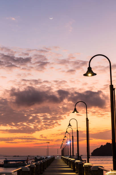 istock Jerejak Jetty view during dawn in Georgetown Penang 1285096147