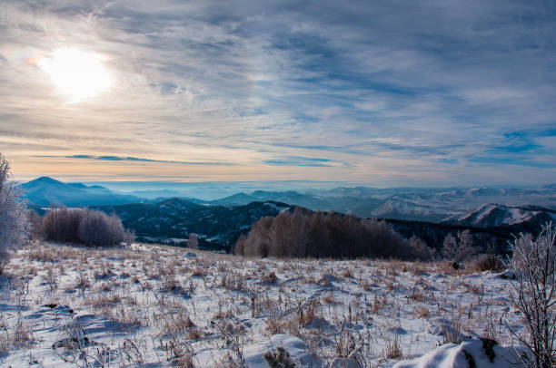 istock Winter mountains in Altai 1285105420