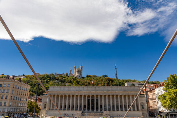 istock Fourviere Cathedral and Courthouse, Lyon, Rhone, France 1285110363