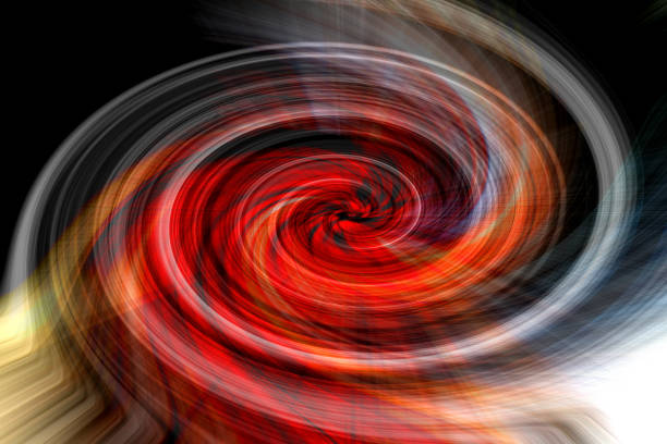 istock Digital twirl design, abstract twirl background especially in red and black 1285113595