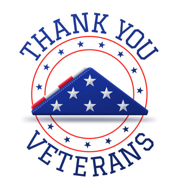 спасибо ветеранам - arlington national cemetery virginia cemetery american flag stock illustrations