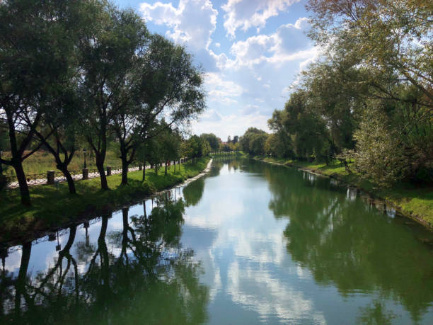 istock Reflection through Porsuk Stream, Eskisehir. 1285116808