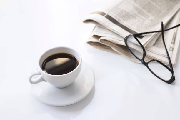 Coffee cup black background