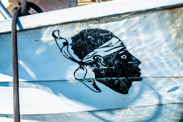 A waving pirate flag