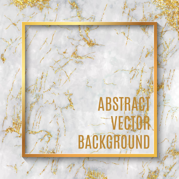 White Marble Texture with Gold Veins Vector Background, useful to create surface effect for your design products such as background of greeting cards, architectural and decorative patterns. Trendy template inspiration for your design. White Marble Texture with Gold Veins Vector Background, useful to create surface effect for your design products such as background of greeting cards, architectural and decorative patterns. Trendy template inspiration for your design. metal architecture abstract backgrounds stock illustrations
