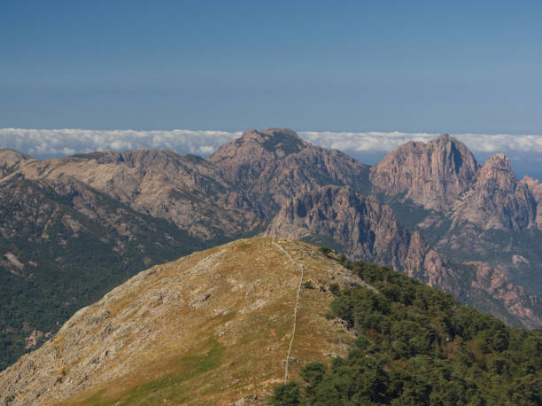 istock Panorama of rocks, crests and cliffs in the stunning mountains 1285133819