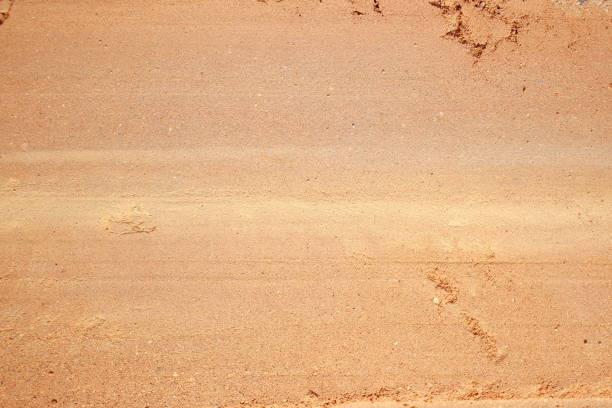 istock Close-up of a sand pit. Sand texture. 1285134086