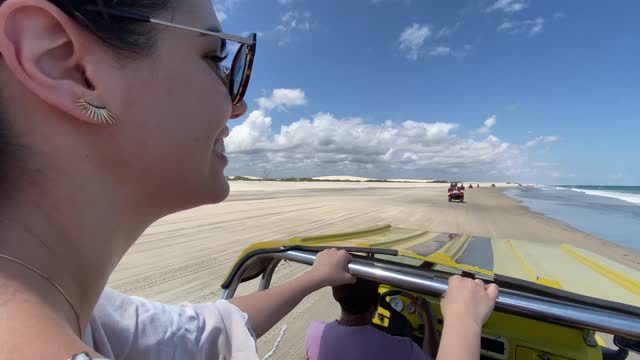 Sand dunes buggy adventure in Jericoacoara