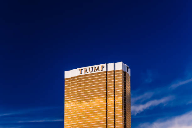 trump international hotel las vegas - las vegas metropolitan area hotel built structure tourist resort imagens e fotografias de stock