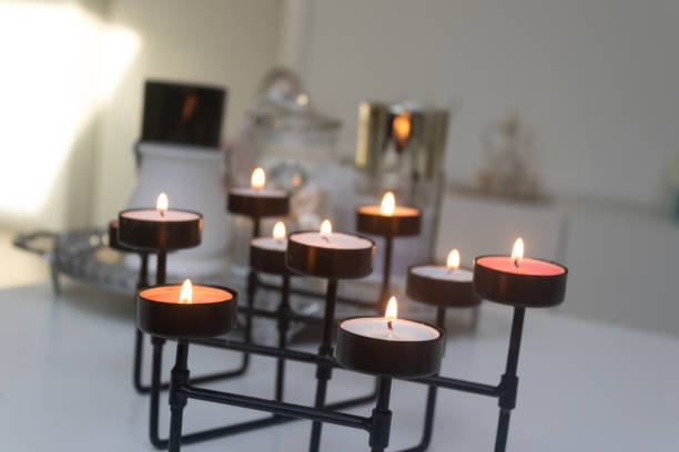 istock Close Up of Decorative Candlelight 1285140132