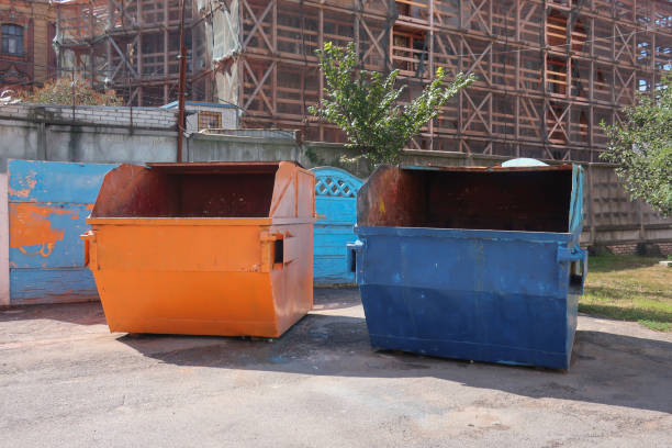 istock two garbage containers in the yard of the house 1285144924