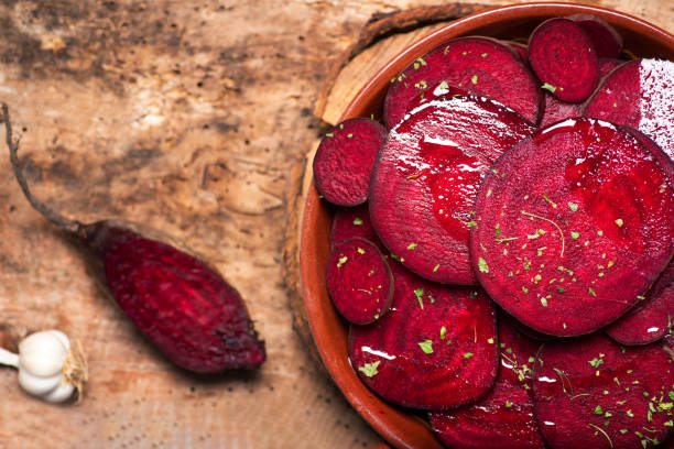 istock Beetroot salad with parsley in a bowl 1285145028