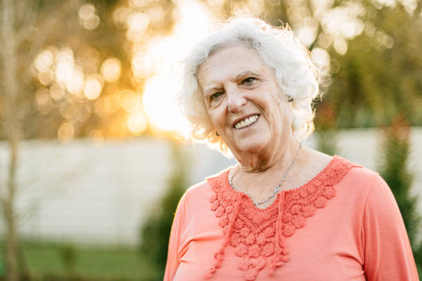 istock Senior woman portrait 1285145700