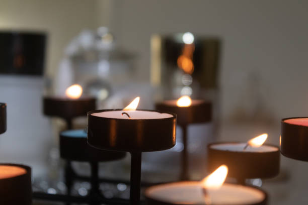 istock Close Up of Decorative Candlelight 1285146605