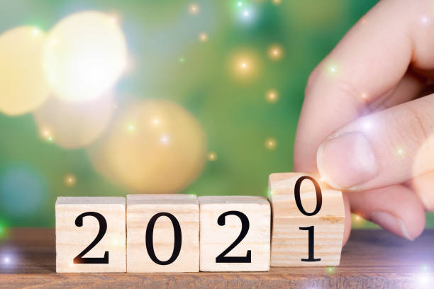 istock Happy new year concept 2021 1285153067