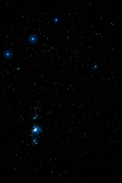 istock Plane crossing the Orion Constellation, night sky 1285156577