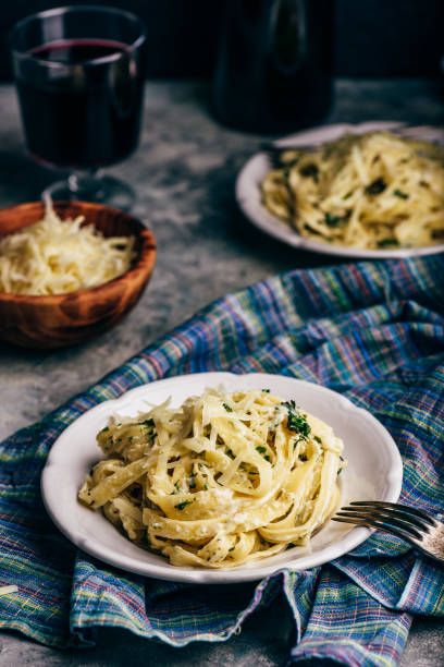 istock Homemade Pasta Alfredo 1285156825