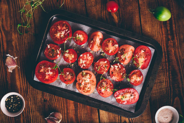 Preparing of Sun-dried Tomatoes