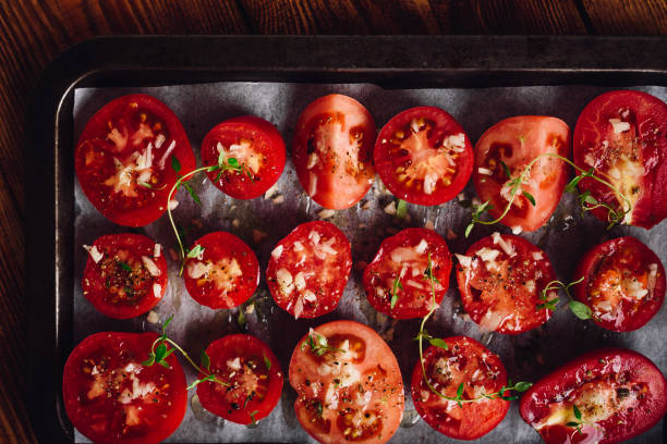 istock Preparation of Sun-dried Tomatoes. 1285157602